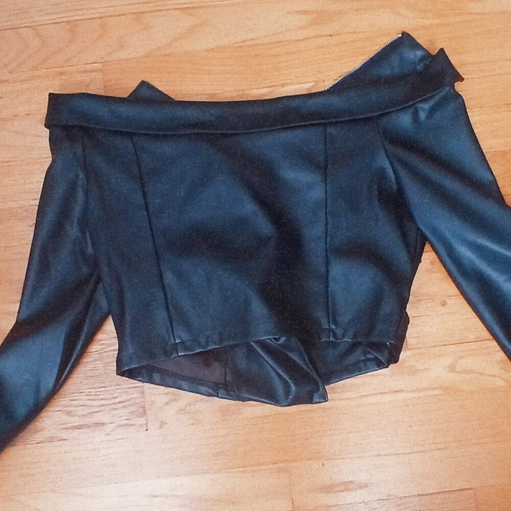 The Ultimate Moto Jacket (Faux Leather)- GENTLY USED - Picture 2 of 2